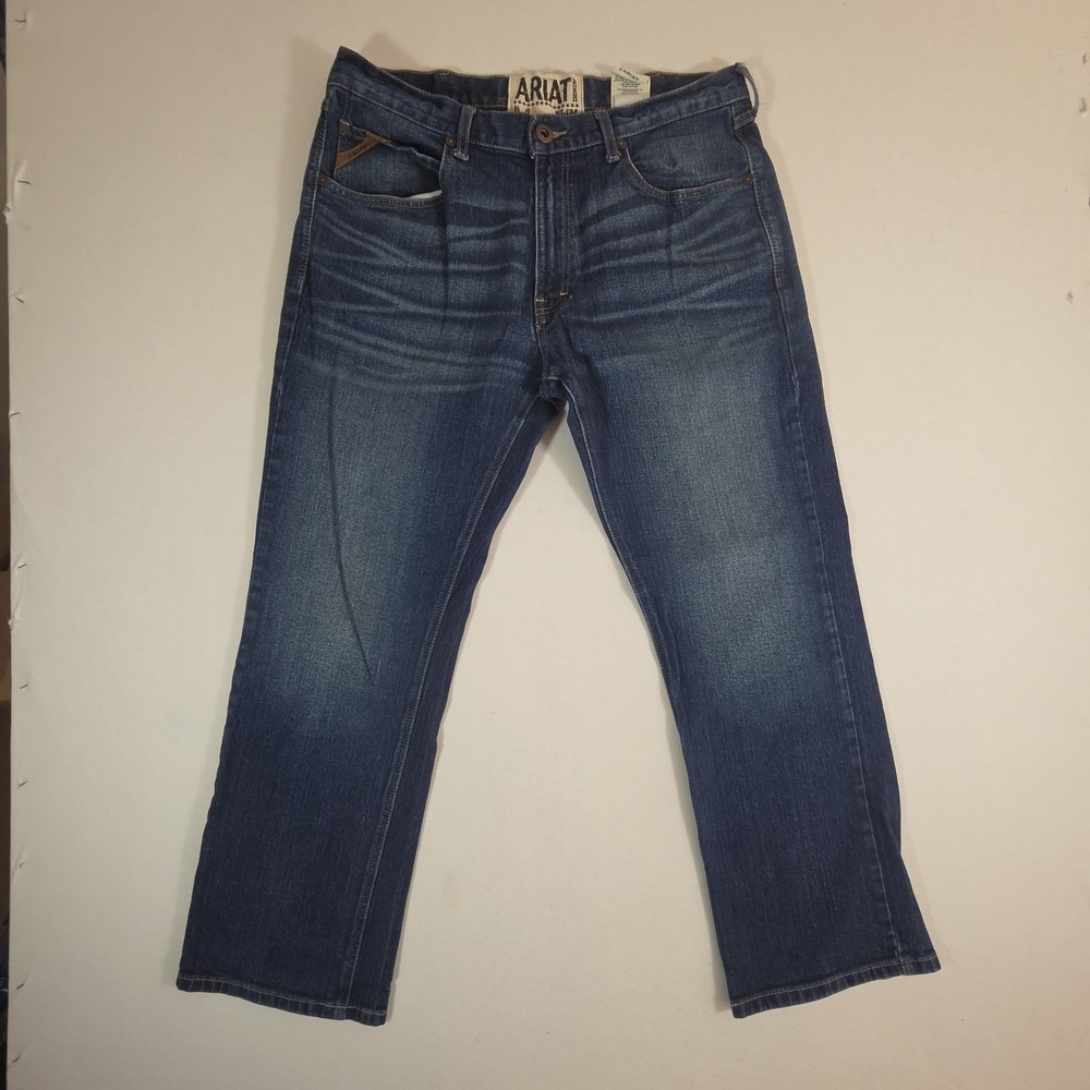 Ariat Jeans M5 Slim Straight Bootcut Mens 36x30 Workwear Cowboy Denim Western